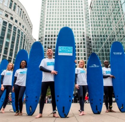 Canary Wharf is the World’s First Commercial Centre to be Awarded Plastic Free Communities Status By Surfers Against Sewage – 05.06.19