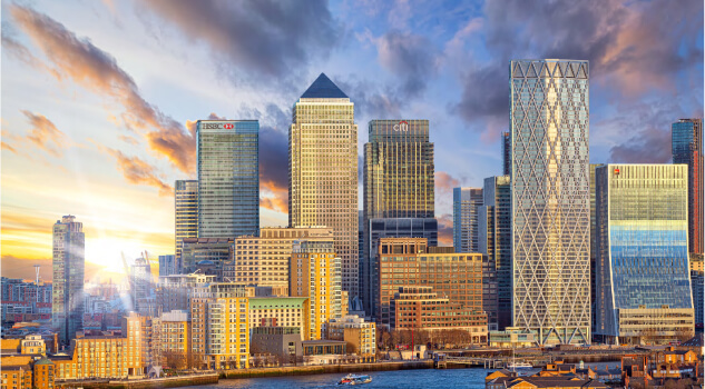 Canary Wharf skyline