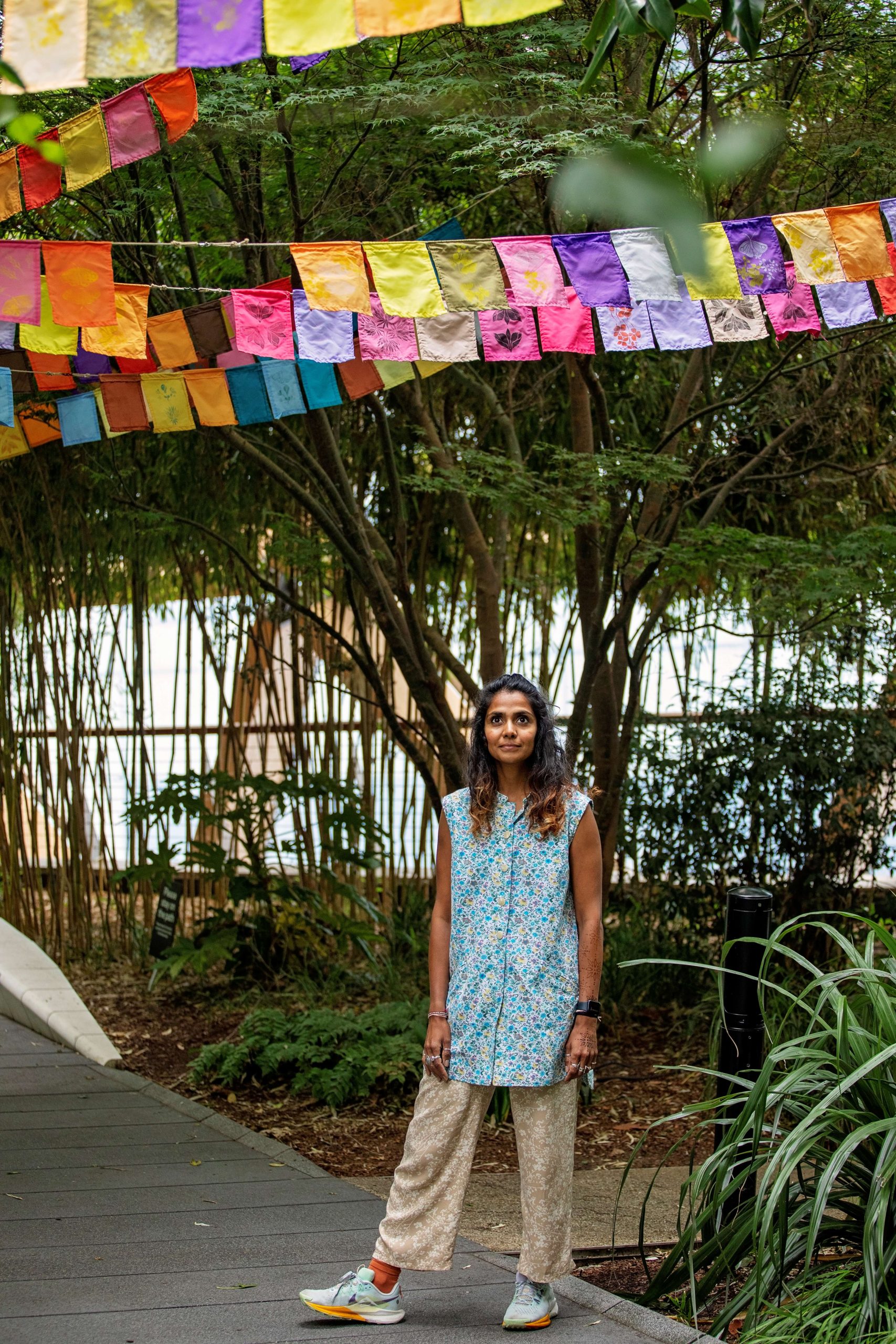 “Shade of Two Suns” Brings Vibrant South Asian Art and Workshops to Canary Wharf’s Crossrail Place Roof Garden