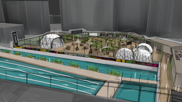 Proposals approved for new outdoor natural water swimming pool in Canary Wharf, with UK’s first National Open Water Swimming Centre operator Sea Lanes – 05.01.26